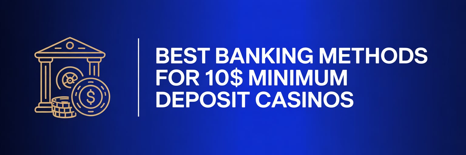 Best Banking Methods for 10$ Minimum Deposit Casinos
